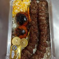 چلو کباب کوبیده مخصوص