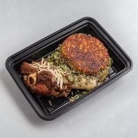 کته باقالی پلو با ماهیچه