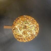 پیتزا مرغ پستو آمریکایی