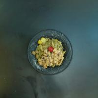 پاستا مرغ پستو