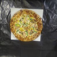 پیتزا چیکن آلفردو آمریکایی