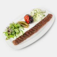 خوراک کباب کوبیده (یک سیخ)