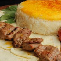 چلو کباب فیله گوسفندی