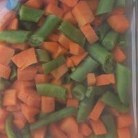 لوبیا هویج مخلوط