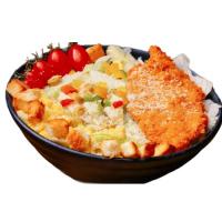 سالاد سزار با فیله سوخاری