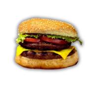 دوبل برگر ذغالی