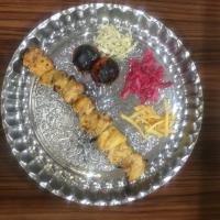 خوراک جوجه کباب زعفرانی