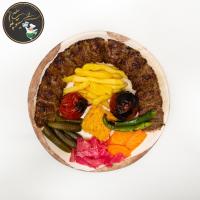 خوراک کباب لقمه زعفرانی