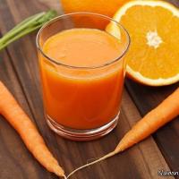 ترکیب آب پرتقال و هویج