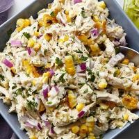 سالاد مرغ و ذرت