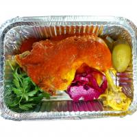 خوراک مرغ سرخ شده ران