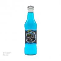 نوشابه گازدار بلوبری شیشه ای فرش دی