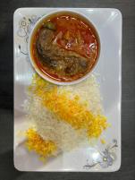 چلو خورشت قیمه بادمجان