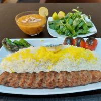 چلو کباب کوبیده معمولی