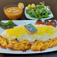 چلو جوجه کباب سینه