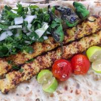 خوراک کباب کوبیده مرغ