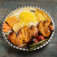 چلو جوجه کباب با استخوان