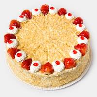 کیک ناپلئونی توت فرنگی