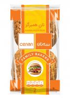 نان همبرگر سبوس دار دو عددی