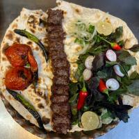 خوراک کباب لقمه زعفرانی