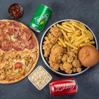 پک پیتزا و فیله استریپس