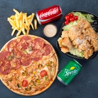 پک پیتزا و سالاد سزار