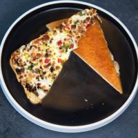 اسنک پیتزا قارچ و گوشت