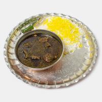 چلو خورشت قورمه سبزی