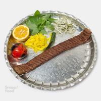 خوراک کباب کوبیده (یک سیخ)