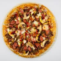 پیتزا گوشت سالسا ایتالیایی (28 سانتی متری)