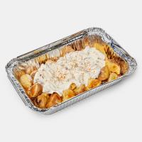 سیب تنوری با سس قارچ