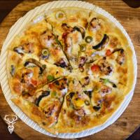 پیتزا چیکن آلفردو ایتالیایی (28 سانتی متری)