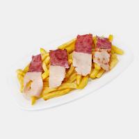 سیب زمینی با بیکن گوساله