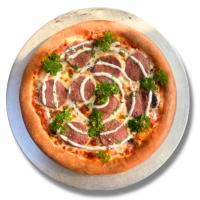 پیتزا سیر و استیک