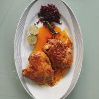 خوراک مرغ سس پز