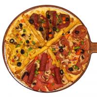 پیتزا چهار فصل ایتالیایی دو نفره (32 سانتی متری)