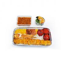 چلو جوجه کباب زعفرانی