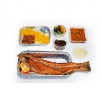 چلو ماهی قزل آلا سرخ شده