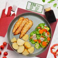 فیله مرغ ماستی با سس انار بالزامیک