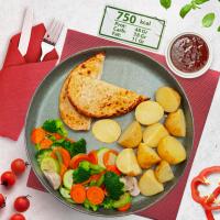 استیک مرغ با سس چیلی