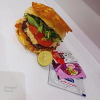 ماشروم برگر زغالی