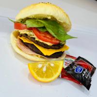 دبل چیز برگر معمولی