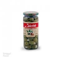 زیتون سبز با مغز بادام بایوبیت 500 گرم