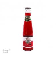 نوشیدنی شیشه ای گازدار انگور قرمز فرش دی