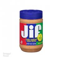 کره بادام زمینی کرانچی جیف ( درب کاربنی ) 545 گرم