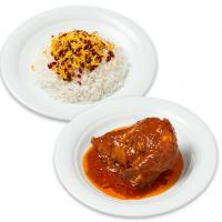 زرشک پلو با مرغ سینه