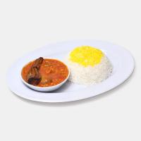 چلو خورشت قیمه بادمجان