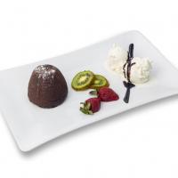 کیک گرم شکلاتی