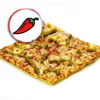 پیتزا ژامبون استیک با فلفل