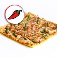 پیتزا ژامبون استیک با فلفل جامبو سایز